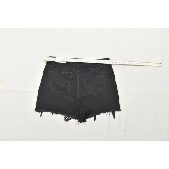NEW American Eagle Black Highest Rise Mom Short Women's Plus Size 18 NWT - Picture 3 of 8